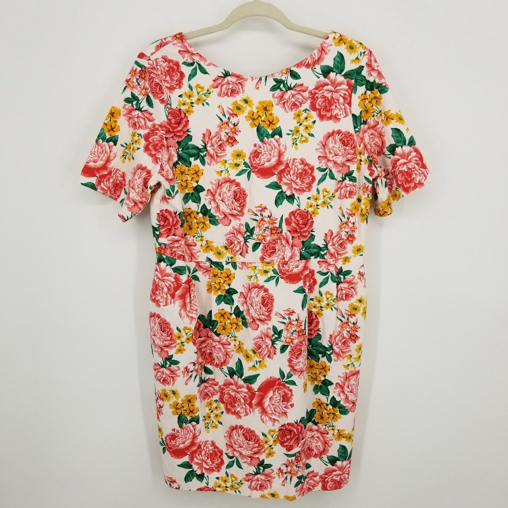 ASOS Textured Floral Sheath Dress 14